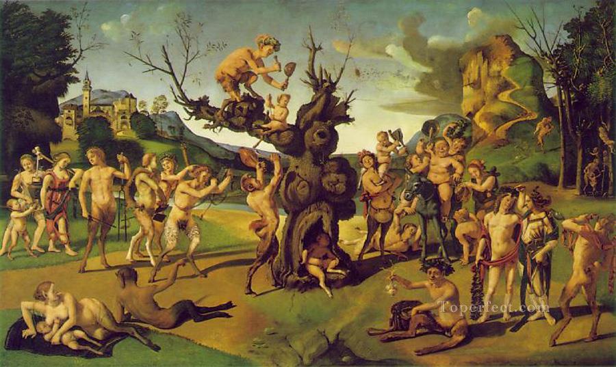 The Discovery of Honey 1505 Renaissance Piero di Cosimo Oil Paintings